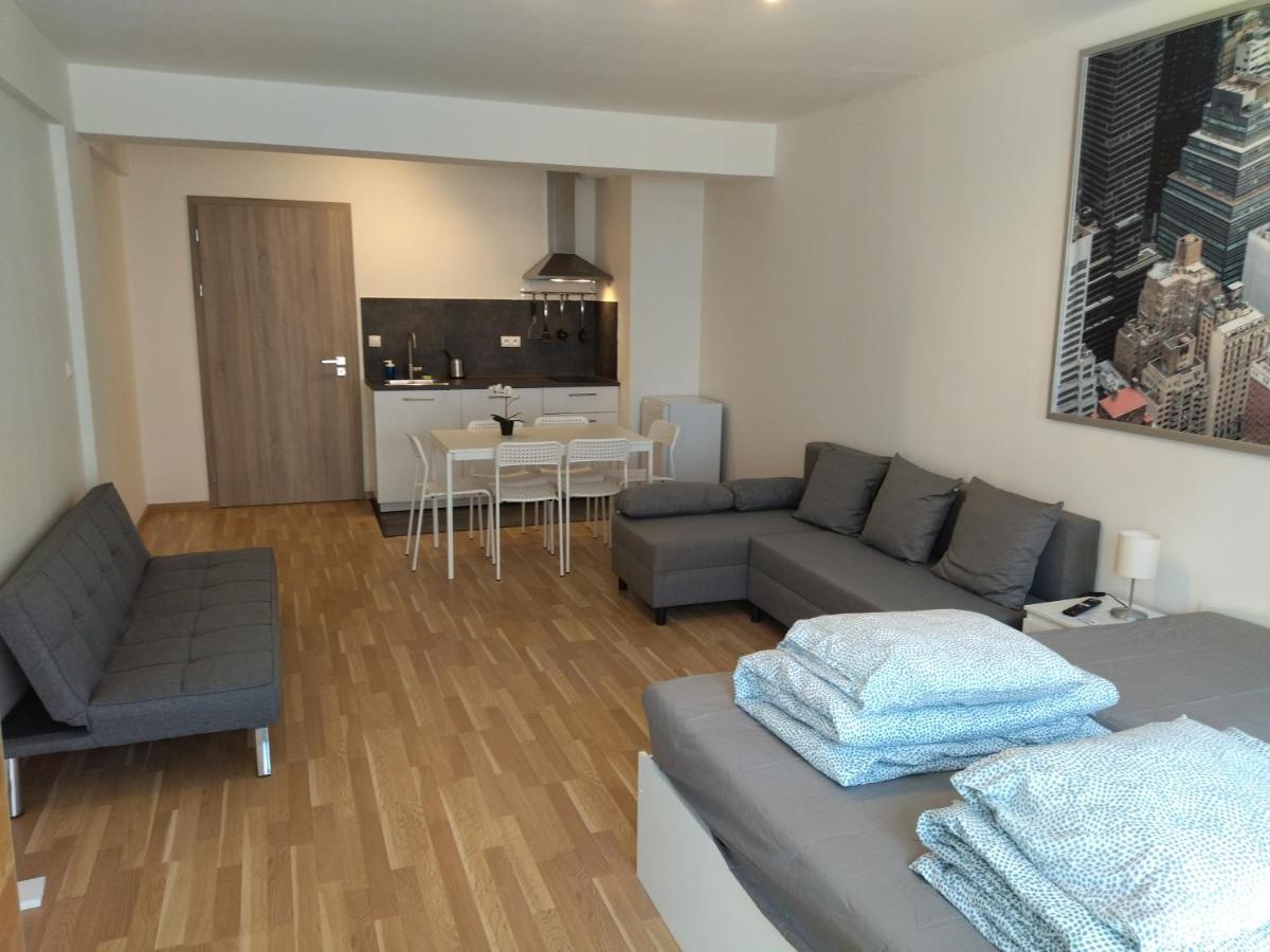 Brand New Two Room Apartment #34 With Free Secure Parking In The Center براغ المظهر الخارجي الصورة